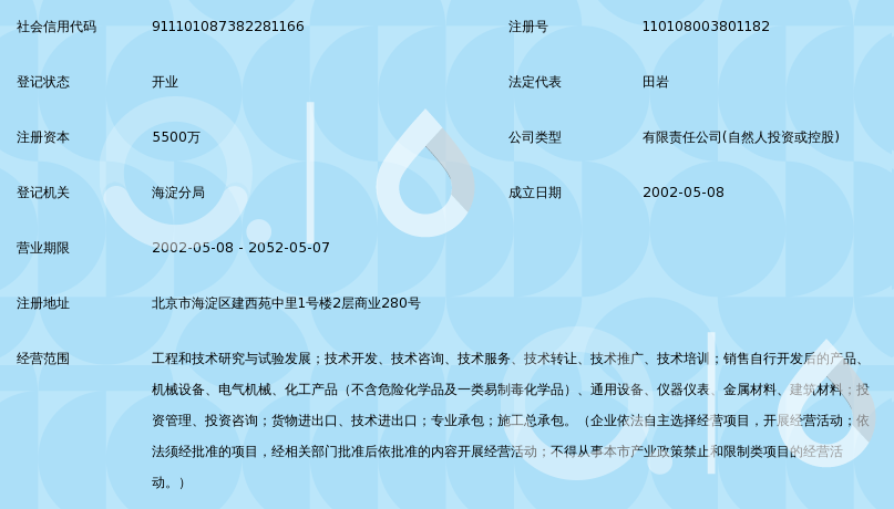 北京國電龍高科環境工程技術